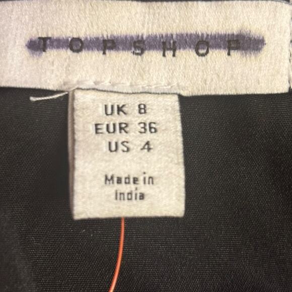 TOPSHOP NWOT Floral Wrap Strappy Mini Dress Size 4 - Picture 7 of 8